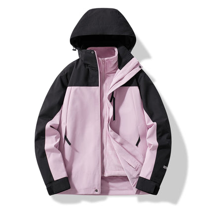 Norvielle Unisex Skijacke Winddicht Wasserdicht