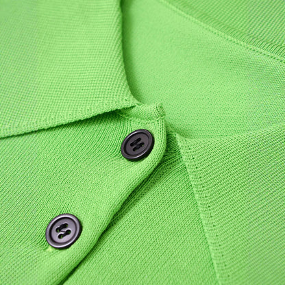 Damen Poloshirt Kurzärmelig Klassische Knöpfe Norvielle