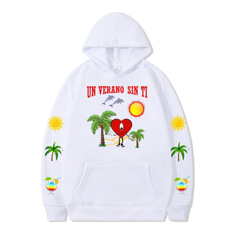 Damen Kapuzenpullover Sommermotiv Bequem Norvielle