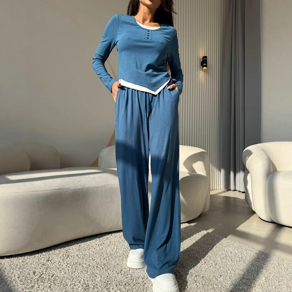 Damen Freizeitsuit Langarm Norvielle Bequem
