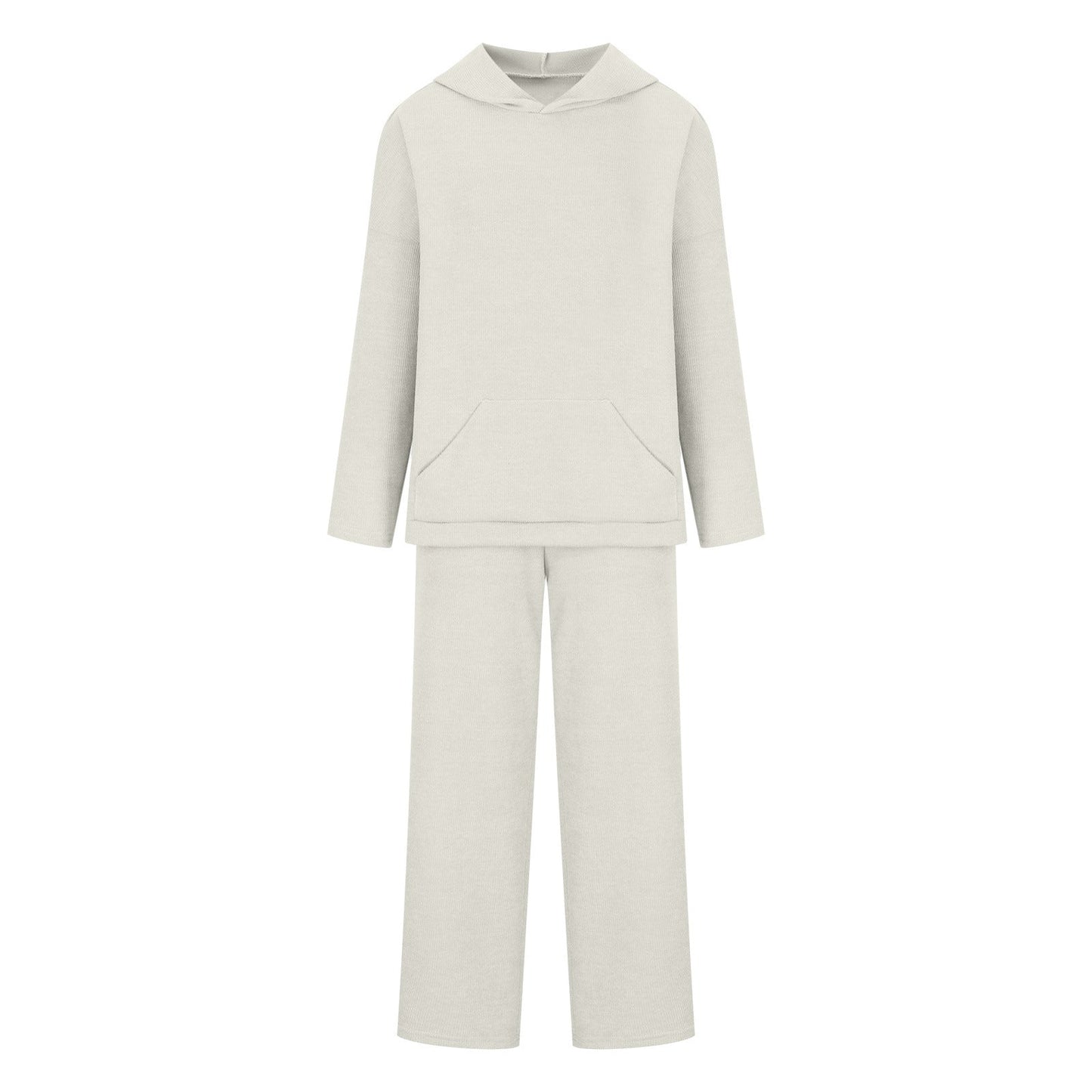 Damen Lounge-Set mit Kapuze und weitem Hosenbein Norvielle