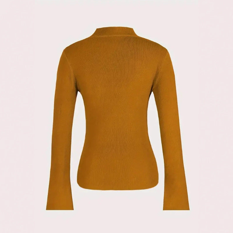 Damen Strickoberteil mit Knöpfen Norvielle