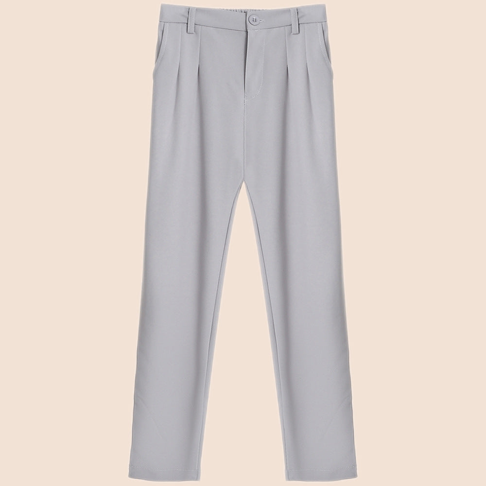 Damen Chino-Hose mit Bundfalten und hohen Taschen