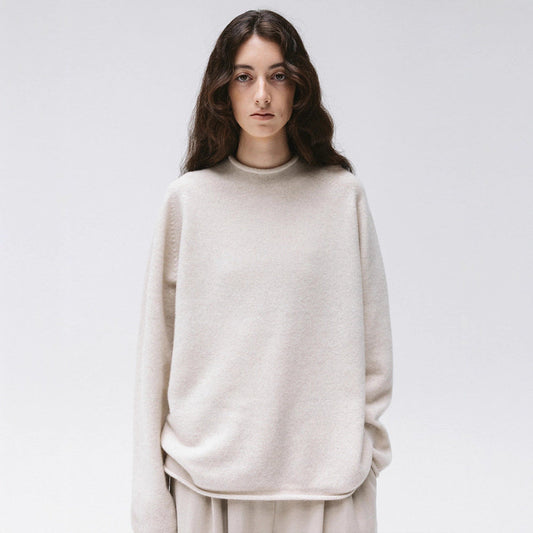 Damen Strickpullover Hochgeschnitten Komfort Norvielle - Norvielle