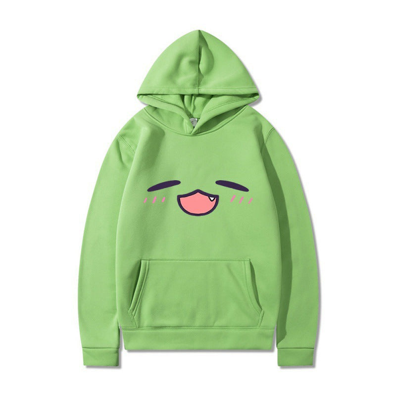 Damen Kapuzenpullover mit Cartoon-Motiv Bequem Grün