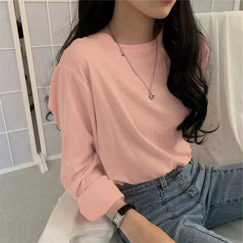 Damen Langarmshirt Lässiger Schnitt Zeitloses Design