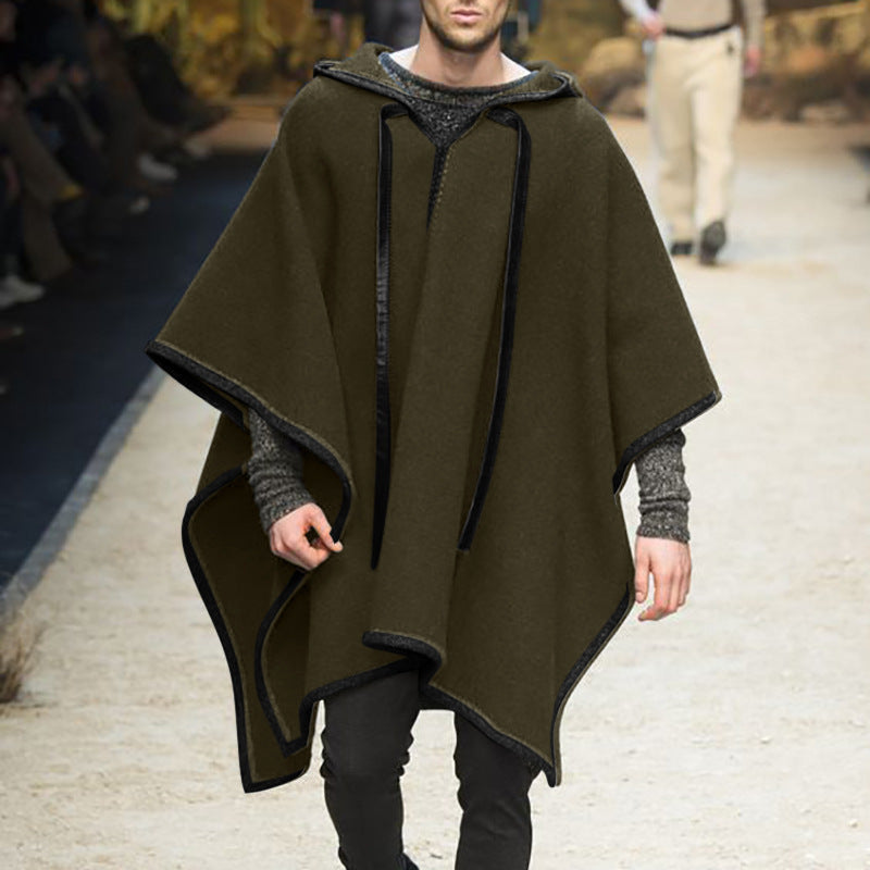 Herren Kapuzenponcho atmungsaktives Material Norvielle
