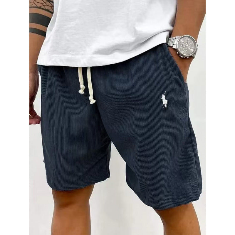 Herren Freizeithose Weiches Baumwoll-Mix Gummizug