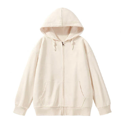Damen Kapuzen-Sweatjacke Ergonomisch Reißverschluss