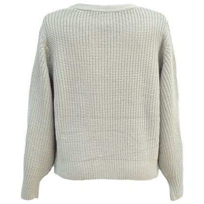 Damen Grobstrick-Cardigan Weit Norvielle