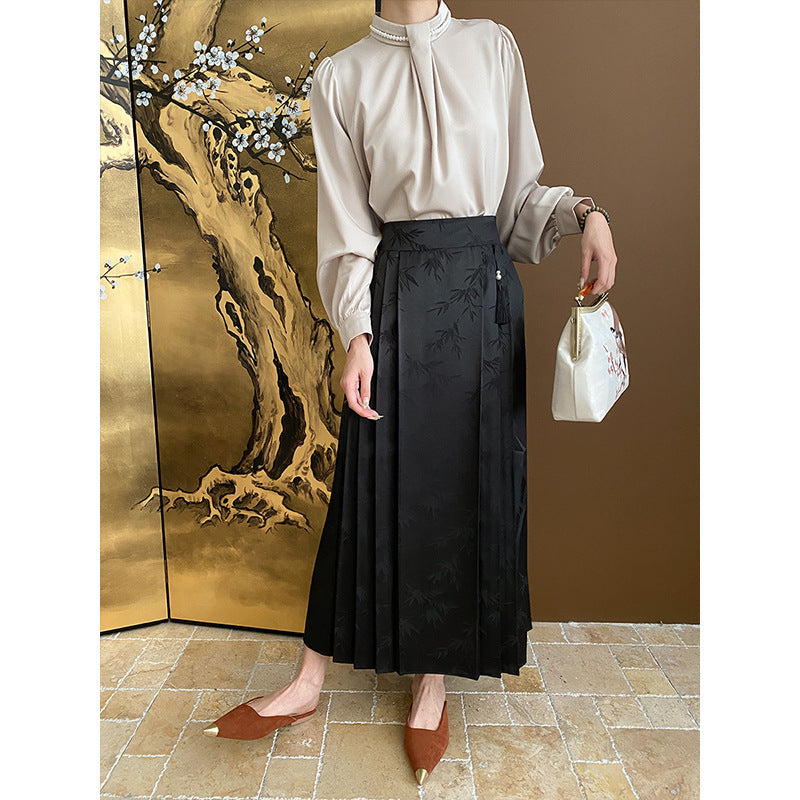 Damen Plisseerock Elegantes Design