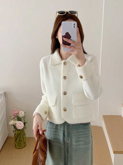 Damen Kurzjacke Norvielle Elegante Kuscheljacke