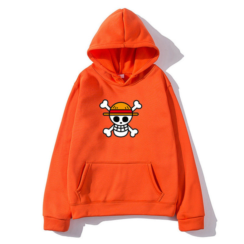 Damen Kapuzenpullover Piratenmotiv Bequem Norvielle