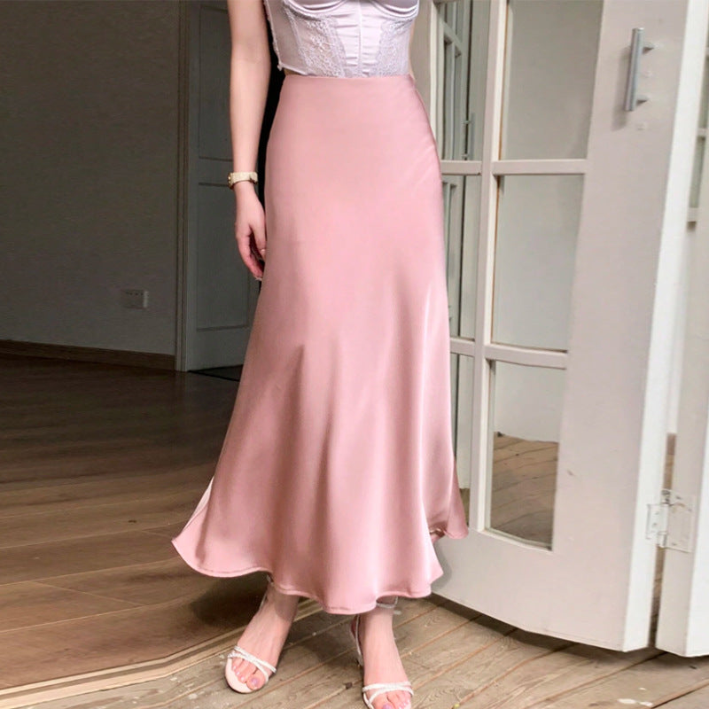 Damen Maxikleid Seidenähnlich Norvielle - Norvielle