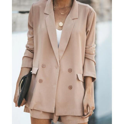 Damen Blazer Elegant Schnitt Modisch Norvielle
