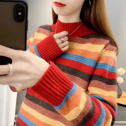 Damen Pullover Strukturmuster Norvielle