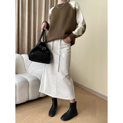 Damen Maxirock Stretch Elegant