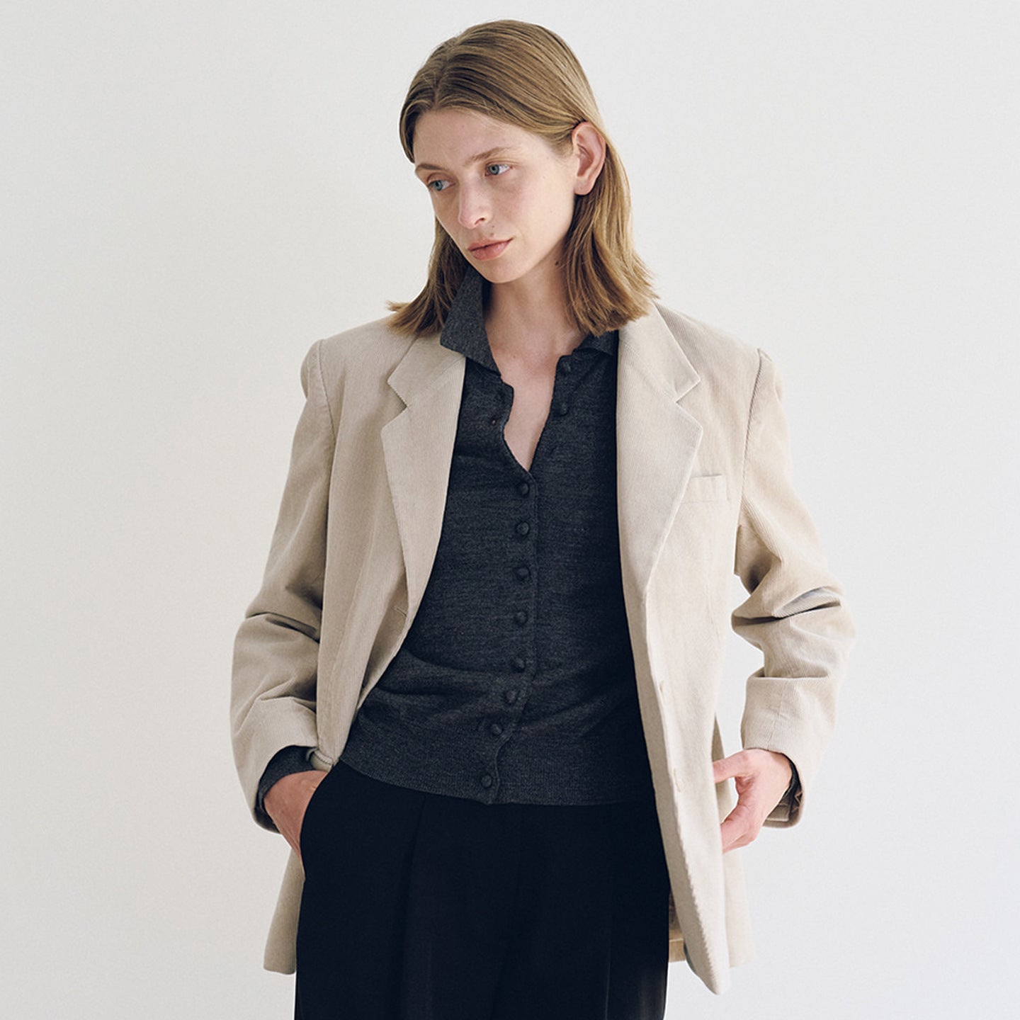 Damen Vintage Sakko Norvielle Elegantes Design