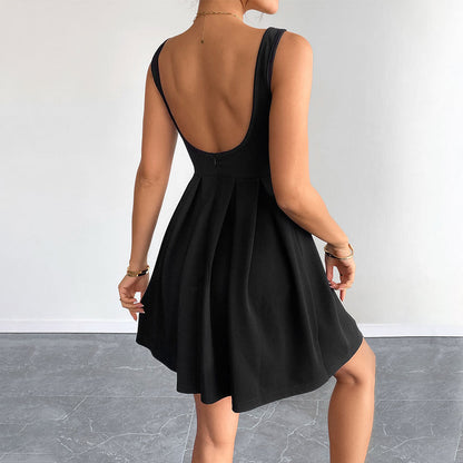 Damen Kleid Figurbetont Schwingrock Eleganter Ausschnitt Norvielle
