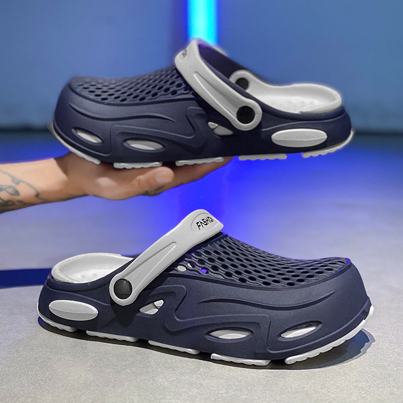 Herren Clogs Atmungsaktives Material Verstellbarer Riemen