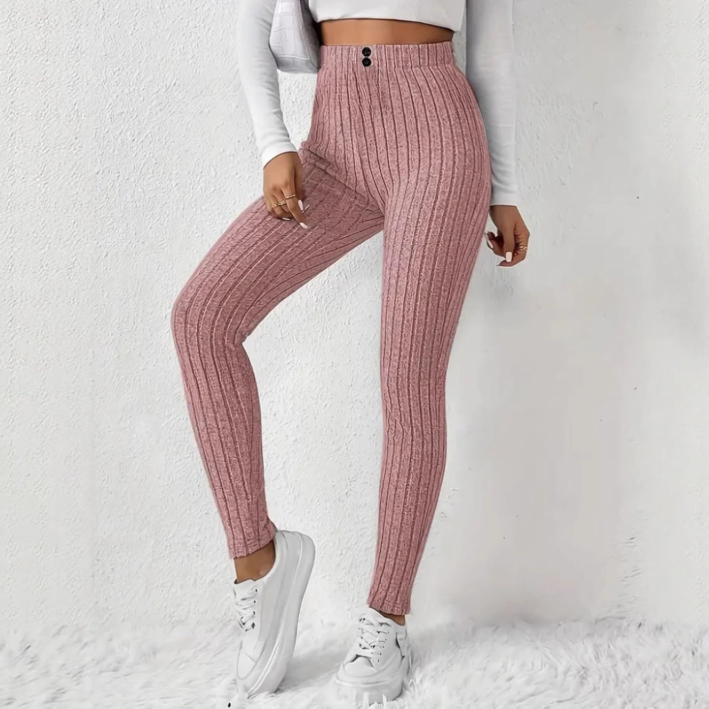 Damen Hochtaillierte Rippstrickleggings Norvielle wird zu:
Norvielle