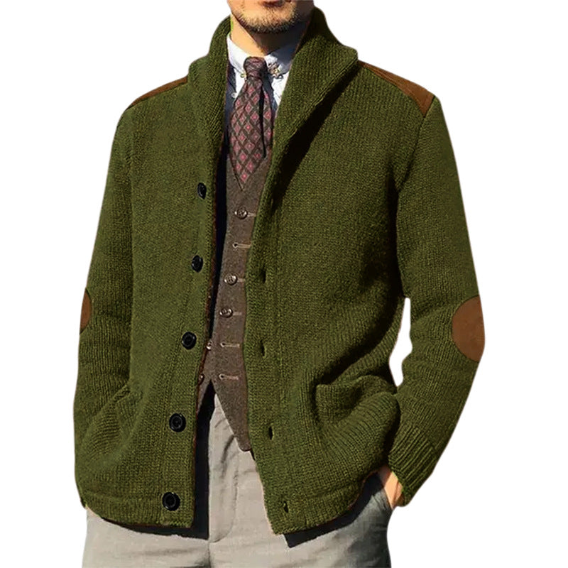 Herren Strickjacke Klassischer Schalkragen Bequem - Norvielle