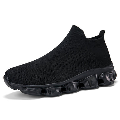 Damen Freizeitschuhe Elastisches Strickoberteil