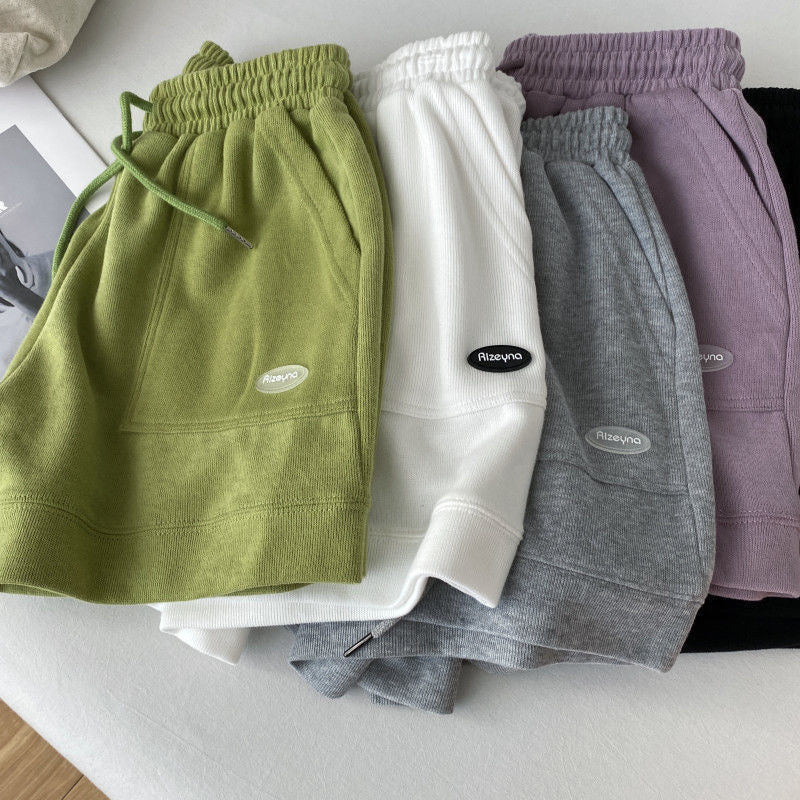 Damen Jogging-Shorts Elastisch Bequem Schwarz - Norvielle