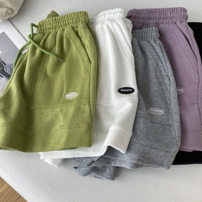Damen Jogging-Shorts Elastisch Bequem Schwarz - Norvielle