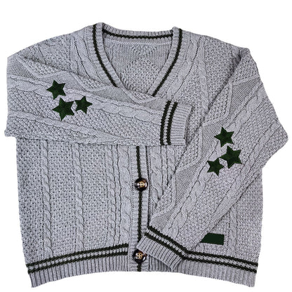 Damen Grobstrickjacke Zopfmuster Norvielle