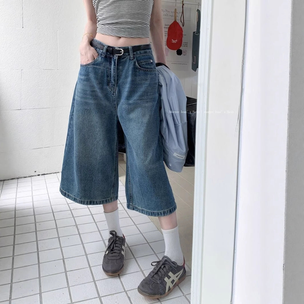 Damen Weite Jeans Culottes Norvielle