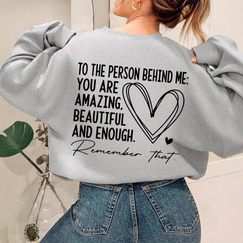 Damen Sweatshirt Inspirierendes Motiv Lässig Grün Norvielle
