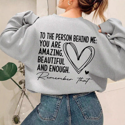 Damen Sweatshirt Inspirierendes Motiv Lässig Grün Norvielle