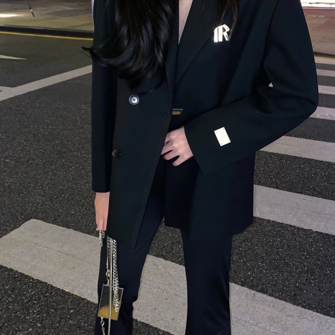 Damen Zweireiher Blazer Oversized Modern Norvielle