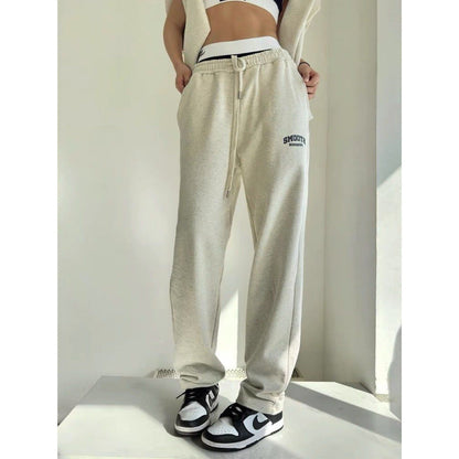 Damen Sportset Cropped Sweatshirt und Jogginghosen Norvielle