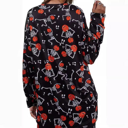 Damen Langarmshirt Herbstlich Motiv Norvielle