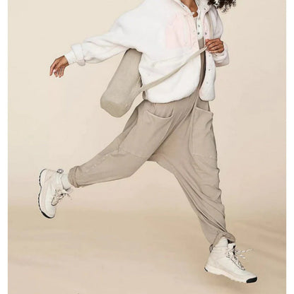 Damen Overall Lässig Strapazierfähiges Material