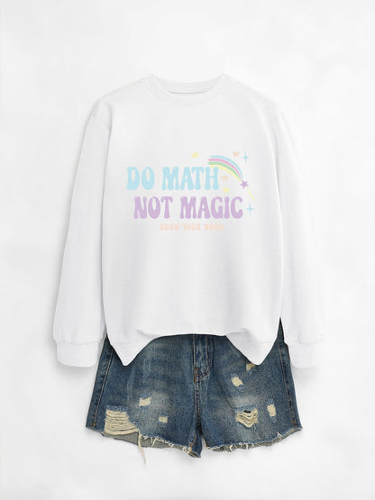 Damen Sweatshirt Mathematik Motiv Norvielle