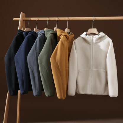 Damen Fleecejacke Kapuzenjacke mit Taschen Norvielle - Norvielle
