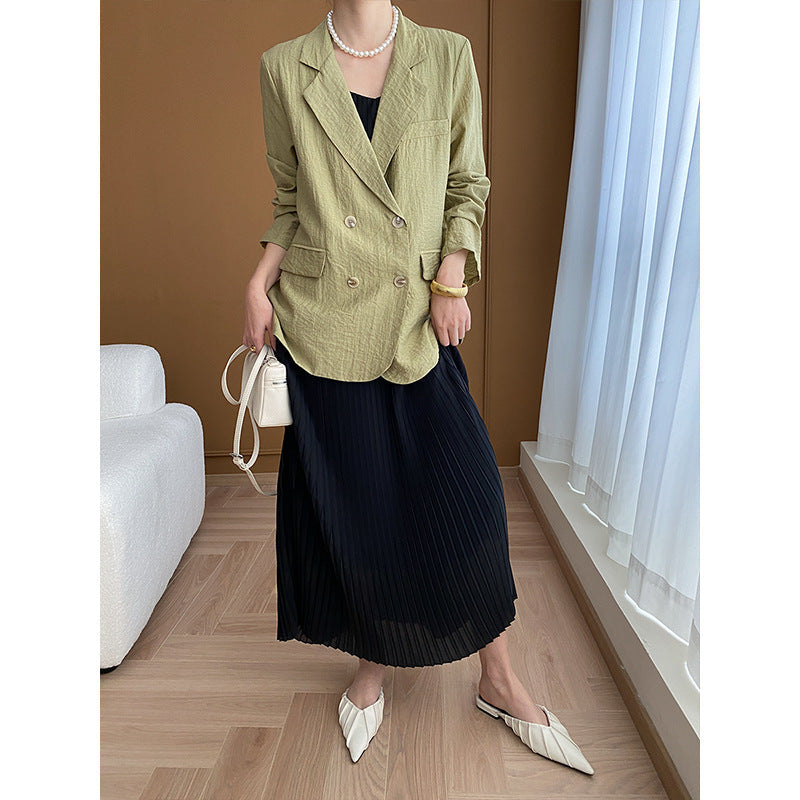 Damen Blazer Strukturiertes Gewebe Norvielle