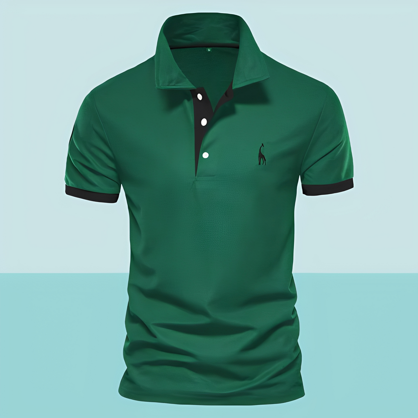 Herren Polo-Shirt Trendig Kurzarm Weiss
