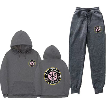 Damen Pullover Set mit Jogginghose und einzigartigem Druck