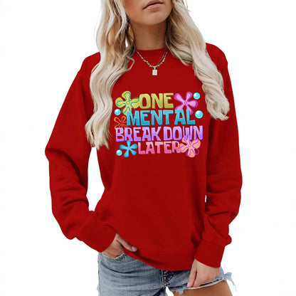 Damen Sweatshirt Kreativer Aufdruck Norvielle - Norvielle