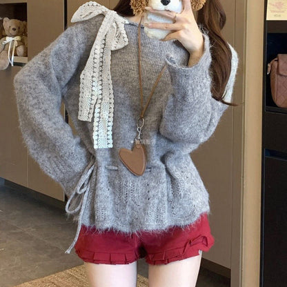 Damen Strickpullover Lässig Norvielle