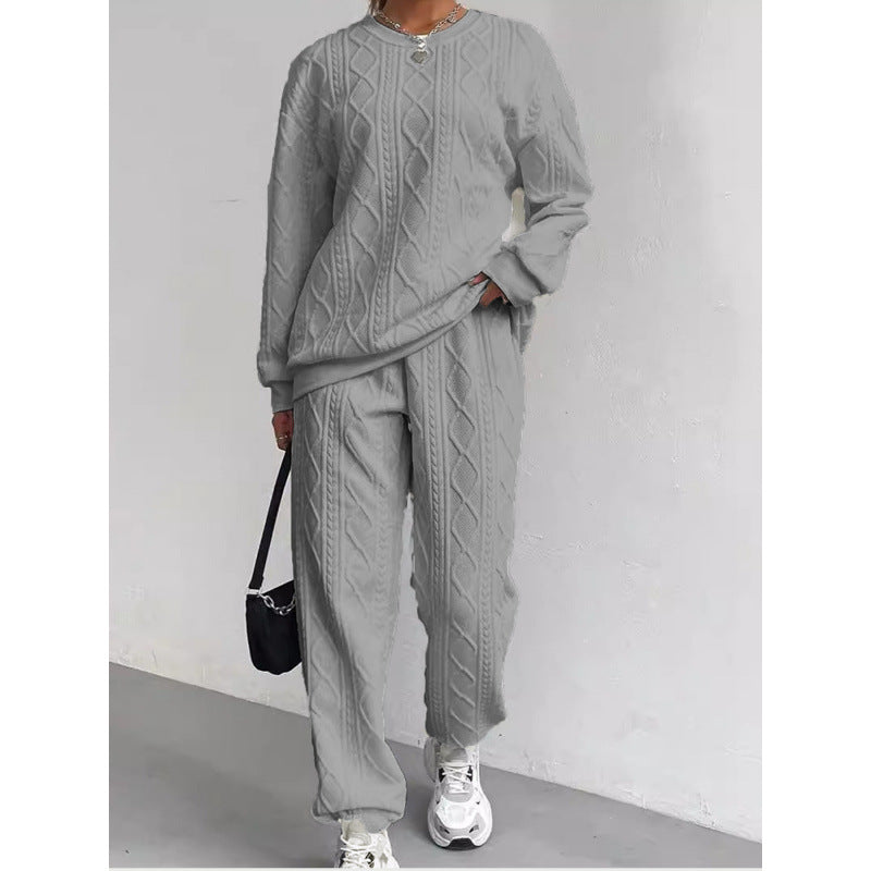 Damen Strickset Kabelmuster Norvielle
