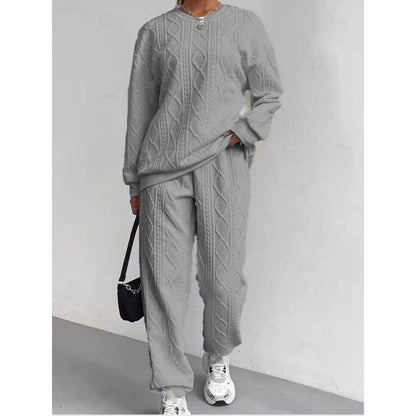 Damen Strickset Kabelmuster Norvielle
