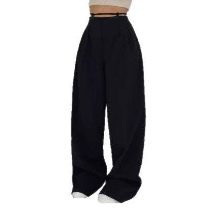 Damen High-Waist Chinohose Norvielle mit Bindeband