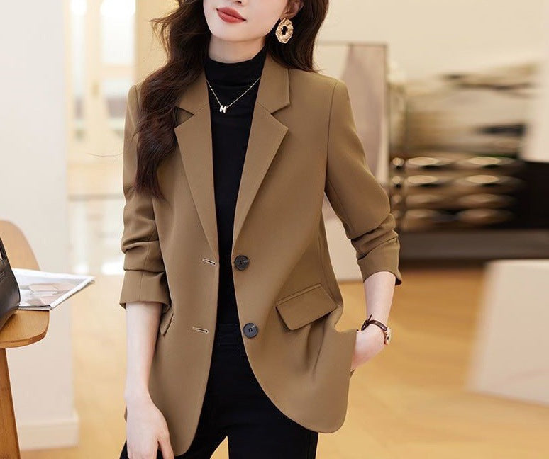Damen Blazer Klassischer Schnitt Elegantes Design Norvielle