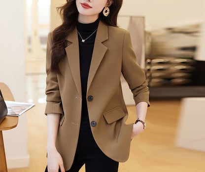 Damen Blazer Klassischer Schnitt Elegantes Design Norvielle