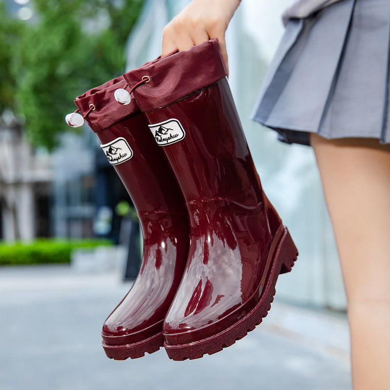Damen Gummistiefel Verstellbares Schnürsystem Norvielle